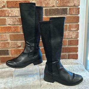 Women’s Black knee high boots size 8